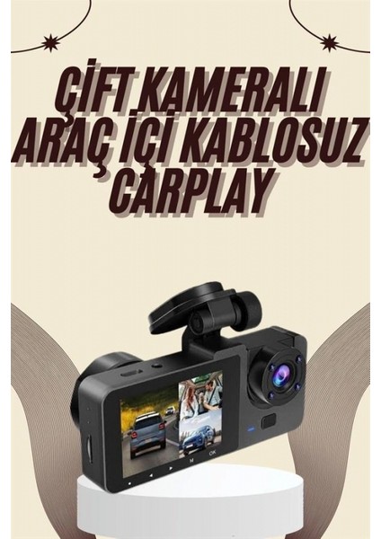 Gece Görüşlü Dvr 3 Lensli Araç Içi Sürüş Kamerası Video Kaydedici fiyatları