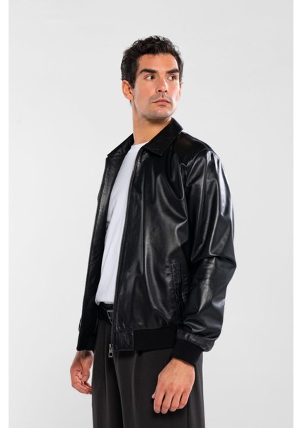 Erkek Hakiki Deri Siyah Deri Mont 415 K-873 Erk Dr Mont SK24/25 Sıyah Dr fiyatları