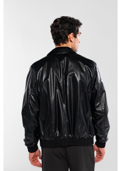 Erkek Hakiki Deri Siyah Deri Mont 415 K-873 Erk Dr Mont SK24/25 Sıyah Dr modelleri