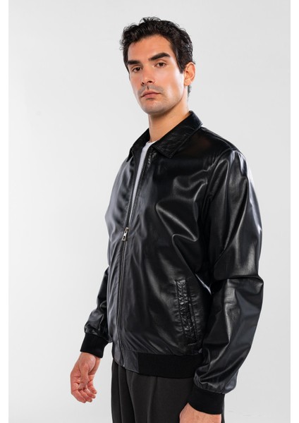 Erkek Hakiki Deri Siyah Deri Mont 415 K-873 Erk Dr Mont SK24/25 Sıyah Dr indirimleri