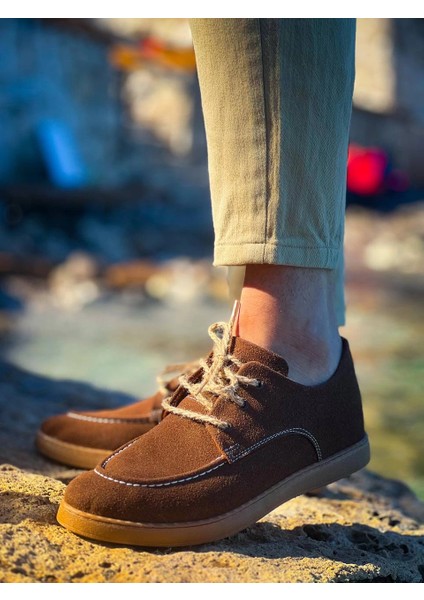 Xmpdby Kb-X5 Kuback Kahve Süet Bağcıklı Günlük Erkek Ayakkabı (Numara: 44) indirimleri