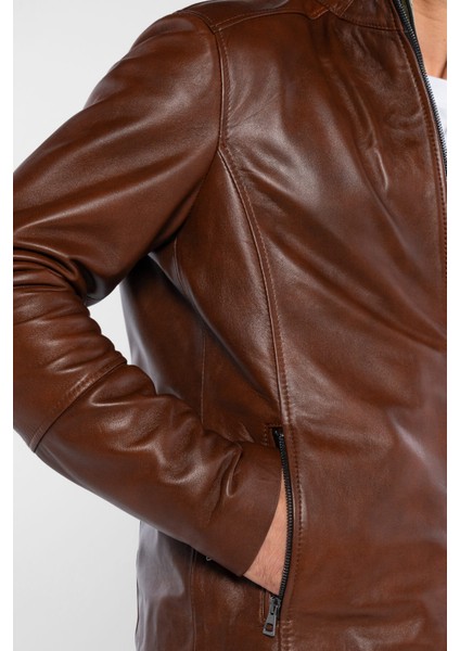 Erkek Hakiki Deri Fındık Deri Mont 415 K-1348 Erk Dr Mont SK24/25 Fındık Dr indirimleri