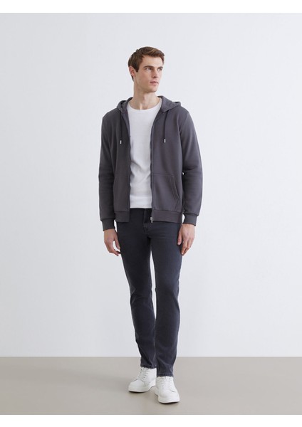 Yeni Sezon Kapüşonlu Uzun Kollu Erkek Fermuarlı Sweatshirt fiyatları