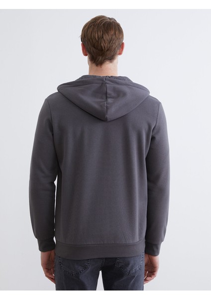 Yeni Sezon Kapüşonlu Uzun Kollu Erkek Fermuarlı Sweatshirt fırsatları