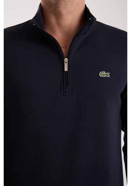 Fermaur Yaka Lacivert Regular Fit Izun Kol indirimleri