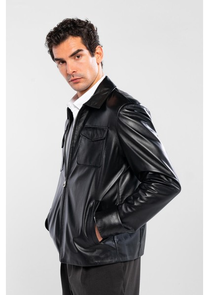 Erkek Hakiki Deri Siyah Deri Mont 415 K-2470 Erk Dr Mont Y/25 Sıyah Dr fiyatları