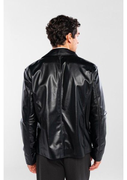 Erkek Hakiki Deri Siyah Deri Mont 415 K-2470 Erk Dr Mont Y/25 Sıyah Dr modelleri