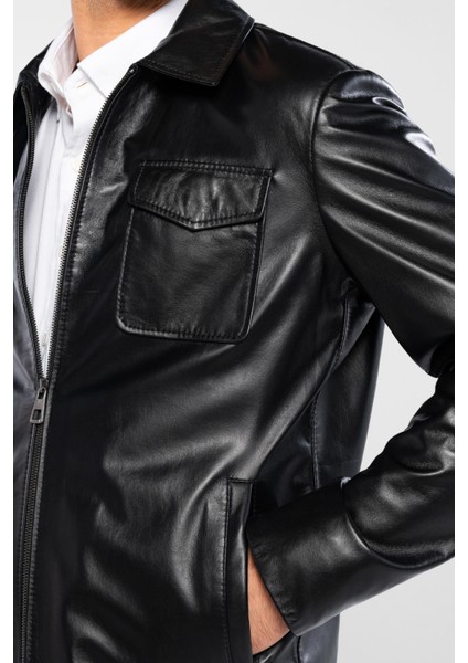 Erkek Hakiki Deri Siyah Deri Mont 415 K-2470 Erk Dr Mont Y/25 Sıyah Dr indirimleri