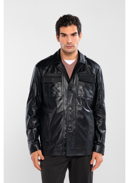 Erkek Hakiki Deri Siyah Deri Mont 415 TNC-331 Erk Derı Mont SK25/26 Sıyah Dr fırsatları