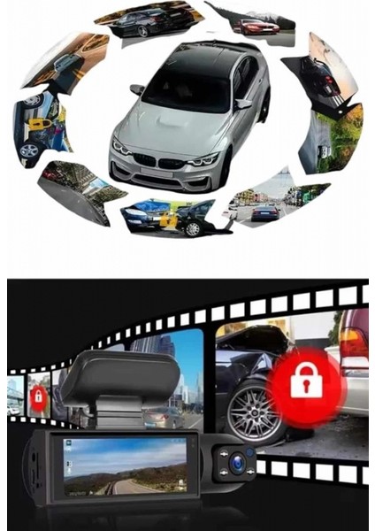 Sürüş Kamerası Video Kaydedici Hareket Algılama Gece Görüşlü indirimleri