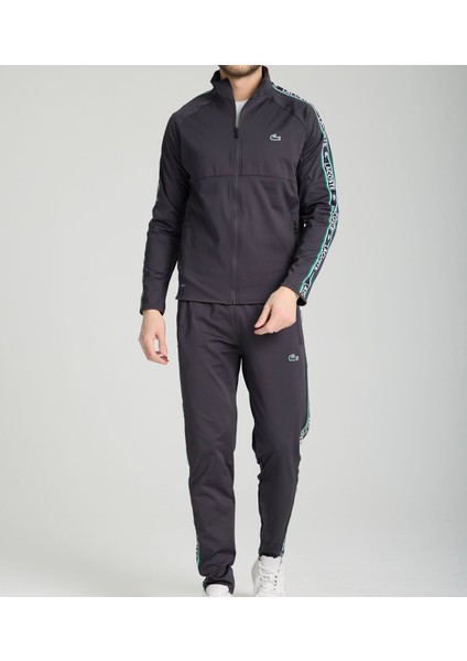 Şeritli Dar Kesim Füme Erkek Eşofman modelleri