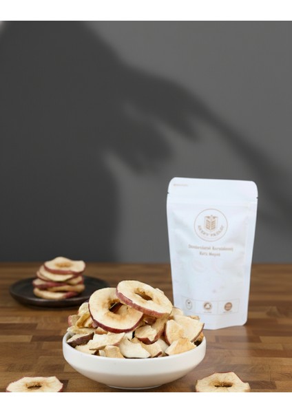 Elma Kuru Meyve Cipsi - Dondurularak Kurutulmuş Freeze Dried Çıtır Elma-50 gr fiyatları