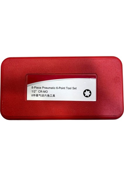 Havalı Uzun Torx Lokma Takımı 8 Parça