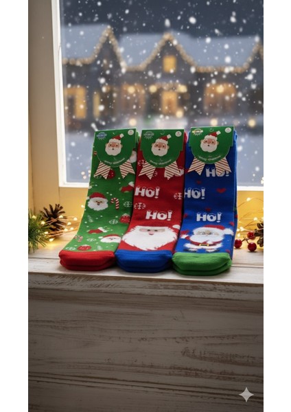 ; Noel Çocuk Çorabı 11 Yaş (36-38) ; %80 Pamuk; Yıkamalı 3 Lü Paket modelleri