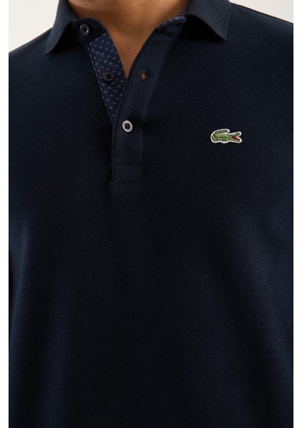 Polo Uzun Kol Lacivert Regular Fit Garnili fırsatları