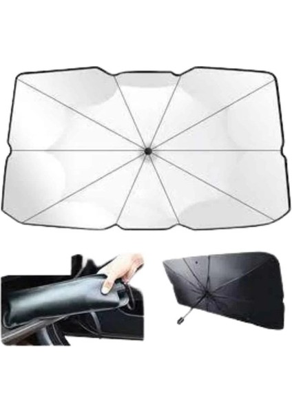 Bfs Taşınabilir Oto Cam Güneşliği Katlanabilir Tüm Araçlara Uyumlu Güneş Gölge Koruyucu modelleri