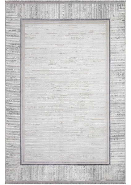 Astana 1079 Koyu Gri Modern Yumuşak Dokuma Salon Mutfak Yolluk Oturma Odası Halısı