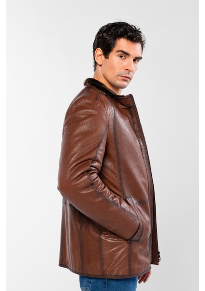 Erkek Hakiki Deri Kahverengi Deri Mont 1000 2010 Erk Derımont SK24/25 Kahve Jumbo fiyatları