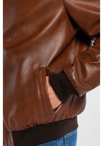 Erkek Hakiki Deri Fındık Deri Mont 415 K-873 Erk Dr Mont SK24/25 Fındık Dr indirimleri