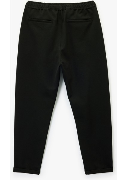 Viskon Karışımlı Duble Paça Cepli Beli Bağcıklı Pantolon fiyatları