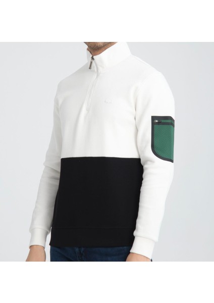 Yarım Fermuar Regular Fit Renkli Uzun Kol modelleri