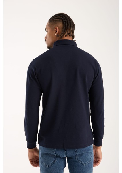Polo Uzun Kol Lacivert Regular Fit fiyatları