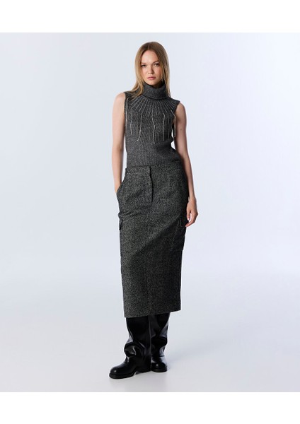 Kargo Cepli Midi Etek TW6250004131036