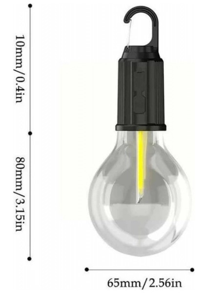 Askılı Kırılmaz LED Işık Kamp Bahçe Lambası Taşınabilir LED Ampul Şarjlı fırsatları