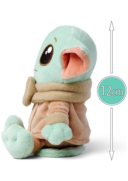6315870462, Disney Grogu Manyetik Peluş Figürü, Özel Tasarım, Tam Detaylı, Kıyafetler ile Takılabilir, Mıknatıslı, 12 cm modelleri