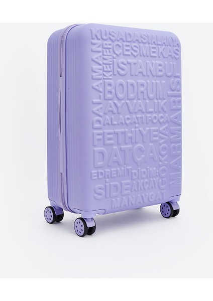 Yeni Sezon Kilit Detaylı Orta Boy Valiz