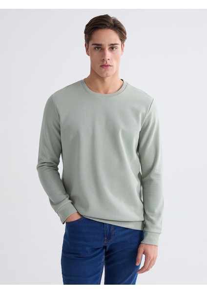 Yeni Sezon Bisiklet Yaka Erkek Sweatshirt