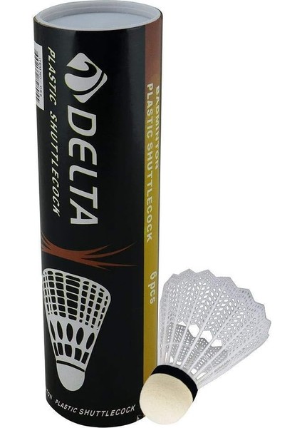 Ds 6 Badminton Topu, Unisex, Beyaz, Tek Beden