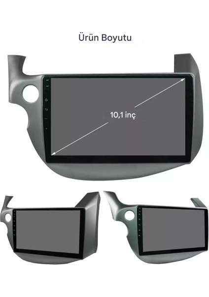 Honda Fit Wifi Gps Carplay 10 Inç 4+64GB Kamera Multimedya Navigasyon Sistemi - 2009-2012 Model modelleri