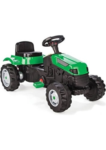 Active Römorklu Pedallı Traktör Yeşil Ergonomik Tasarım 51 cm Yükseklik 143 cm Uzunluk fırsatları