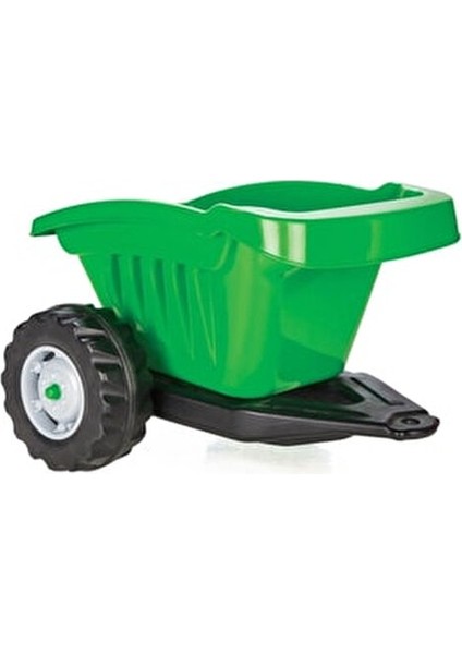 Active Römorklu Pedallı Traktör Yeşil Ergonomik Tasarım 51 cm Yükseklik 143 cm Uzunluk indirimleri