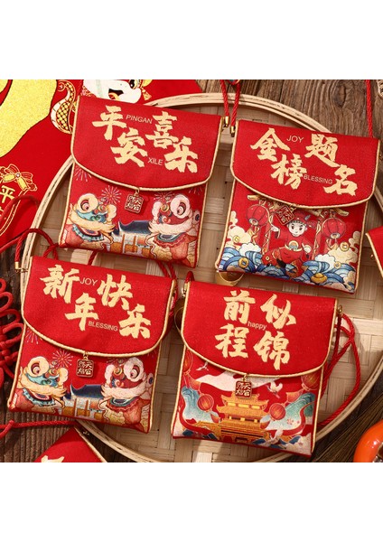 Yeni Model El Işi Kumaş Kırmızı Zarf (Yurt Dışından) fırsatları