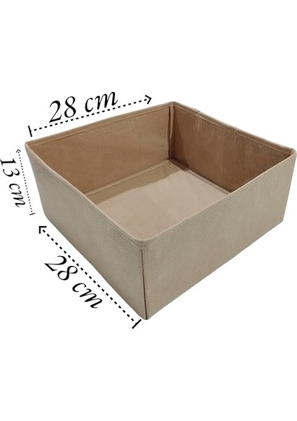 Room Bej 8'li Çok Amaçlı Çekmece İçi Düzenleyici Organizer Set 28x28x13 ve 28x13x13 cm fiyatları