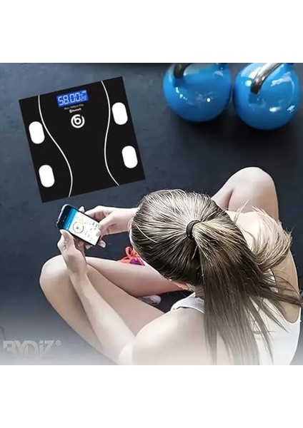 Bydiz BY-180 Akıllı Vücut Analiz Baskülü: Yağ, Kas, Bmı Ölçer - 180 kg Kapasiteli Kilo Ölçer Tartı fiyatları