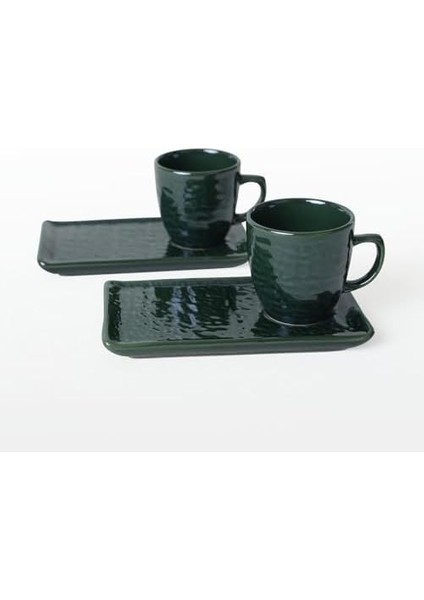 Zümrüt Kahve Sunum Seti 4 Parça 2 Kişilik fiyatları
