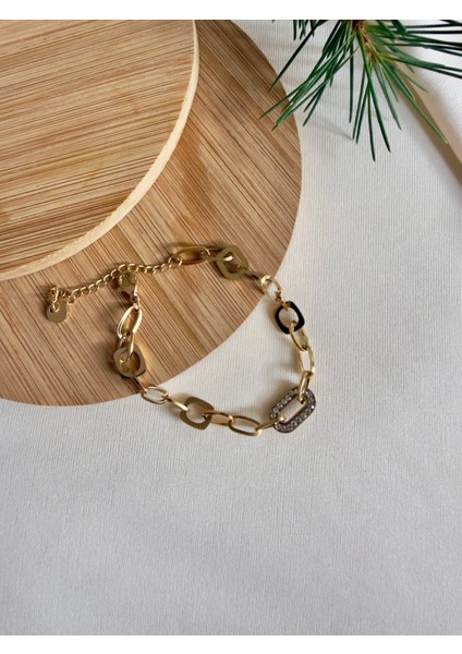 Adria Oval Taşlı Bileklik