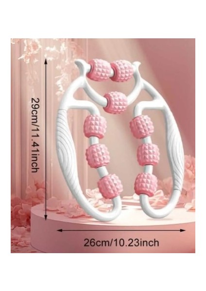 Selülit Masaj Aleti 9 Tekerlekli Lenf Drenaj Rulosu (4940) fırsatları