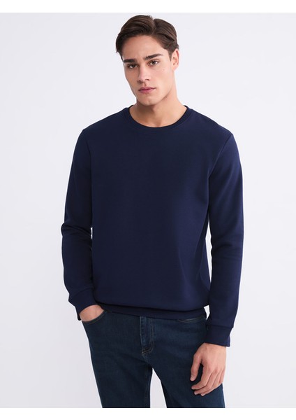 Yeni Sezon Bisiklet Yaka Erkek Sweatshirt