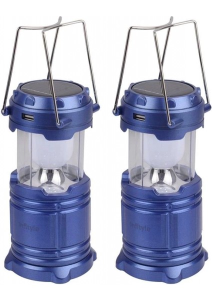 Kamp Lambası Solar Şarjlı Kızaklı Kamp Feneri LED Lamba Işıldak fırsatları
