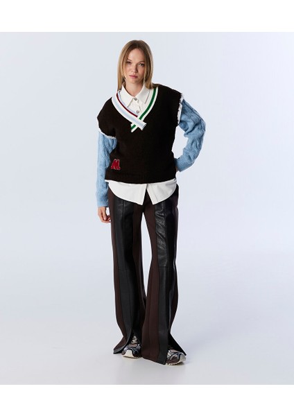 COLORBLOCK RAW EDGE SÜVETER TW6250050148074