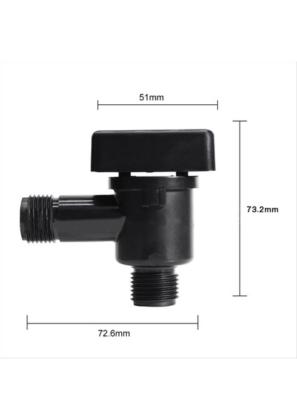 571-VAC-CHK-A Rv Vakum Kesici Çek Valfı Kampçı Rv Siyah Tank Çek Valfı Siyah (Yurt Dışından) indirimleri