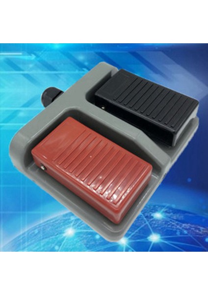 2x Anında Plastik Ayak Anahtarı Sonsuz Çift Pedallı Iki Yönlü Çift Kullanımlı Tumble Anahtarı (Yurt Dışından) modelleri