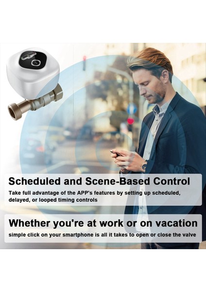 Wifi Akıllı Top Valf Otomatik Su Kapatma Valfı Destek Uygulaması Kontrolü/3 Zamanlama Modları/su Alarmı Ab (C) (Yurt Dışından) fiyatları