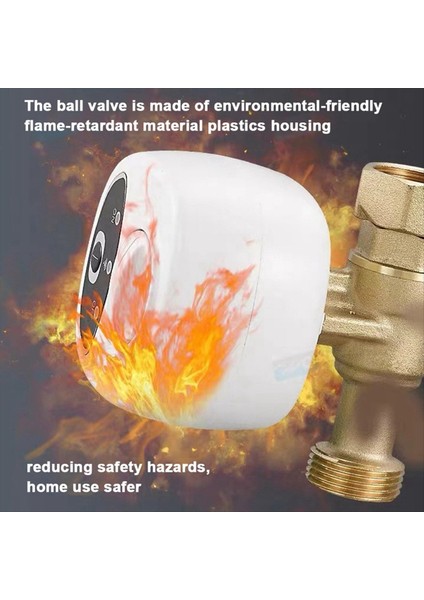 Wifi Akıllı Top Valf Otomatik Su Kapatma Valfı Destek Uygulaması Kontrolü/3 Zamanlama Modları/su Alarmı Ab (C) (Yurt Dışından) fırsatları