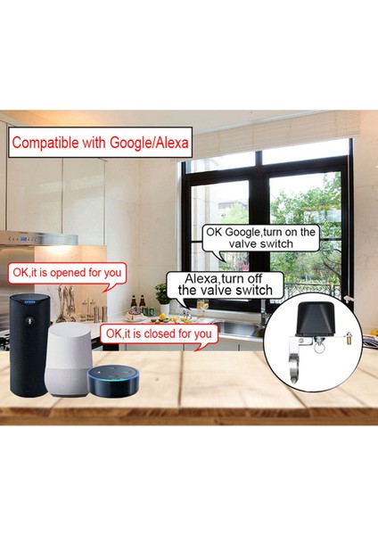 Tuka Akıllı Wifi Su Valfı Gaz Vanası Bluetooth Zamanlayıcı Bahçesi Alexa Için Akıllı Musluk (Yurt Dışından) indirimleri