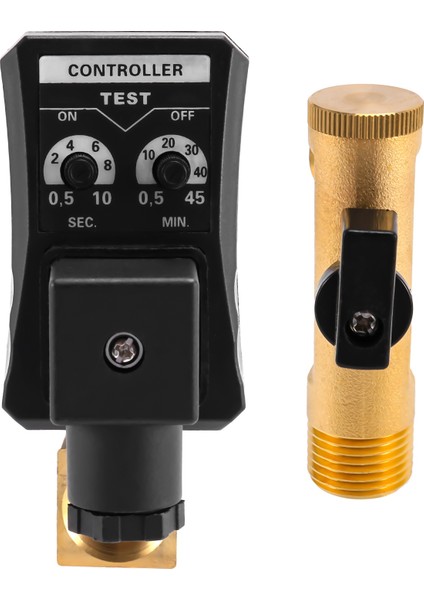 1/2 Inç DN15 Elektrik Zamanlayıcı Otomatik Su Valfi Solenoid Hava Kompresörü Kondens Için Tahliye Vanası (Yurt Dışından)
